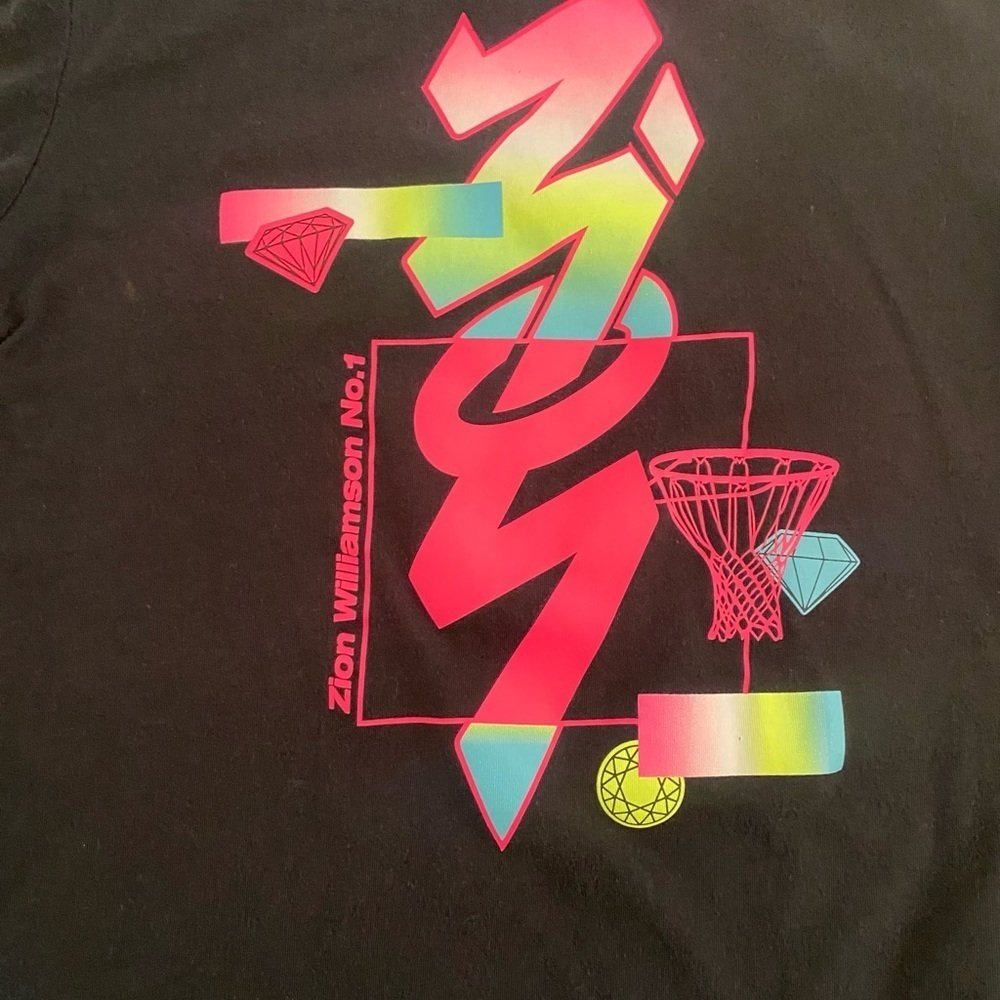 Jordan Air Zion Williamson TShirt Medium tee No.1 basketball NBA like new tee - Picture 2 of 6